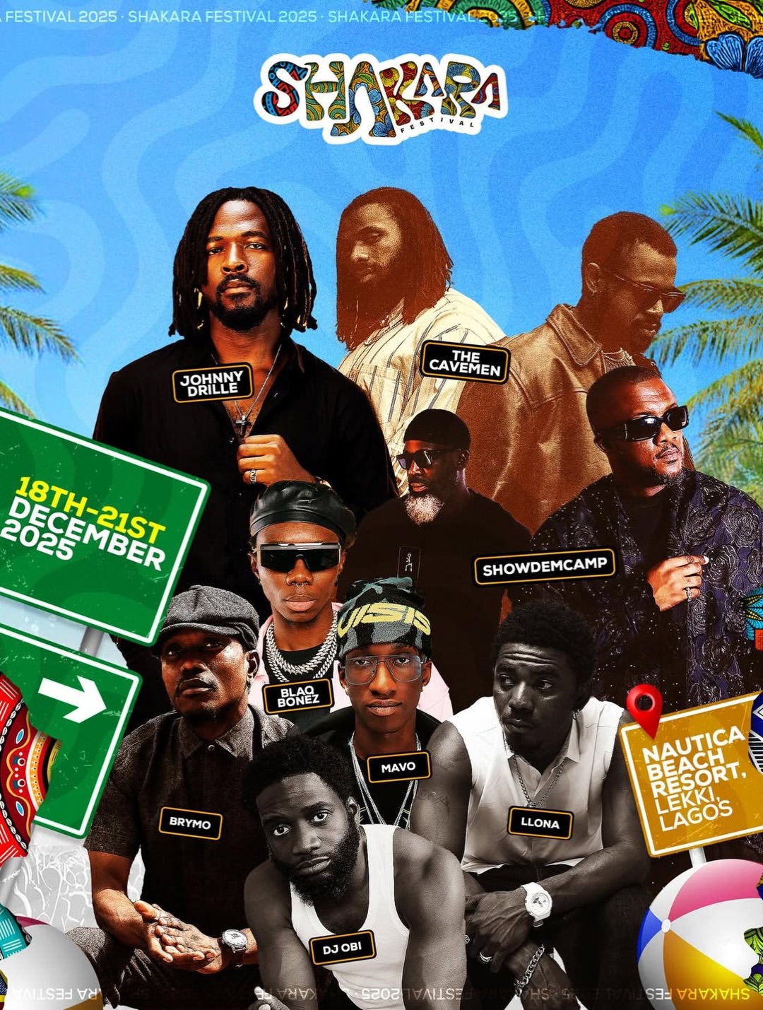 Shakara Festival 2025 line-up poster